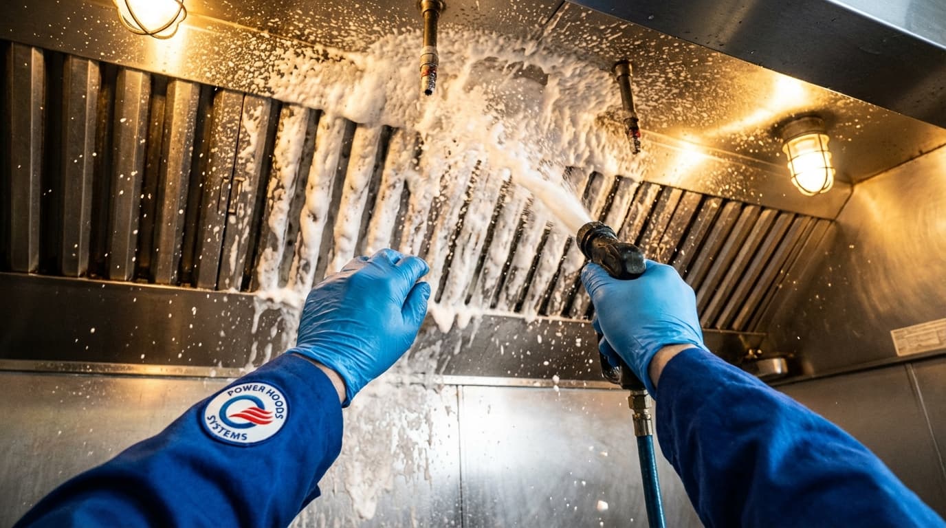 NFPA 96 compliance certificate issued after professional hood cleaning