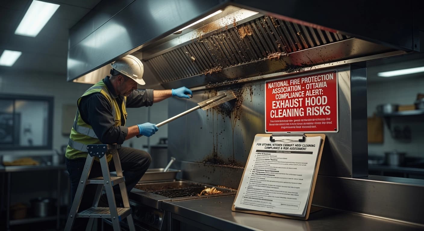 Ottawa Kitchen Exhaust Hood Cleaning Risks and Compliance