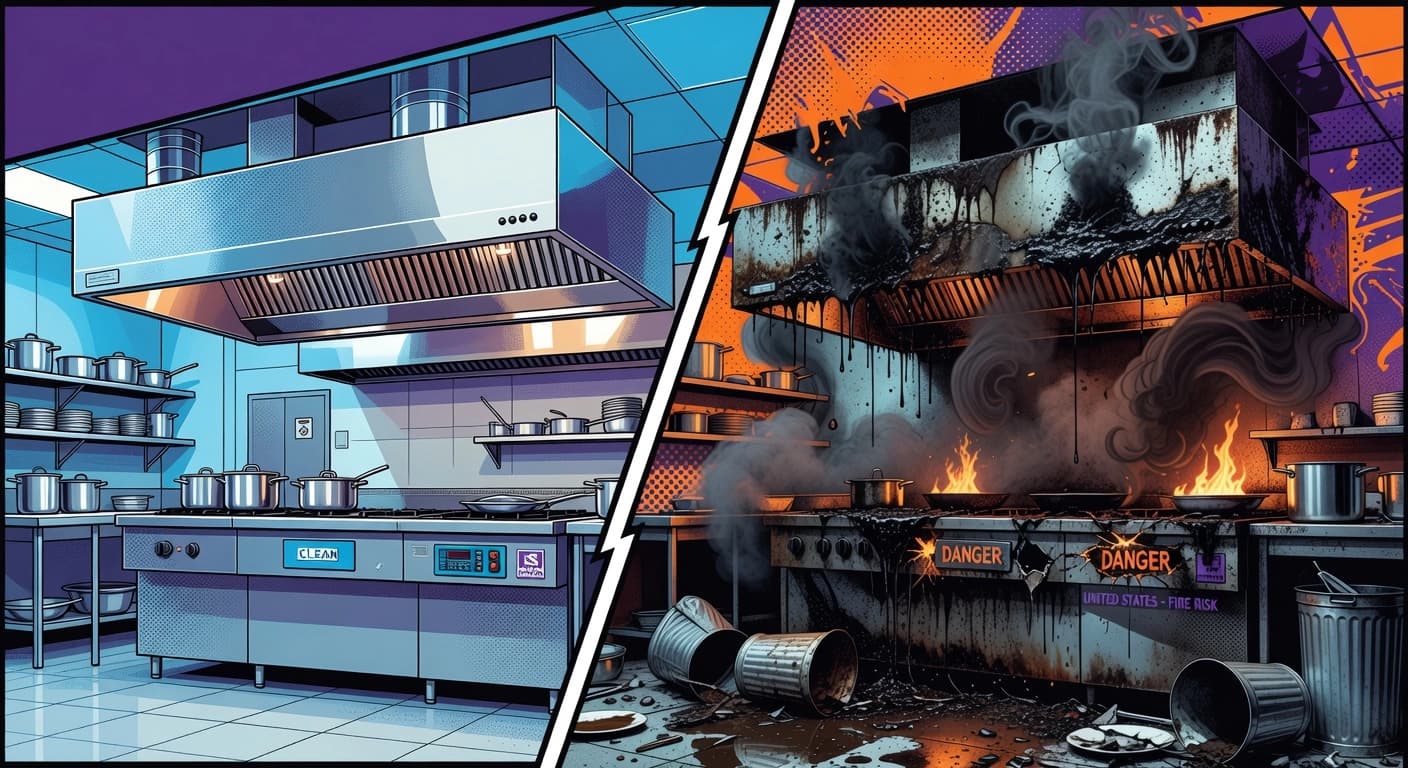 Why Commercial Kitchen Exhaust Hood Cleaning is Crucial