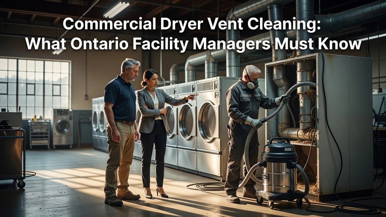 Commercial Dryer Vent Cleaning: What Ontario Facility Managers Must Know
