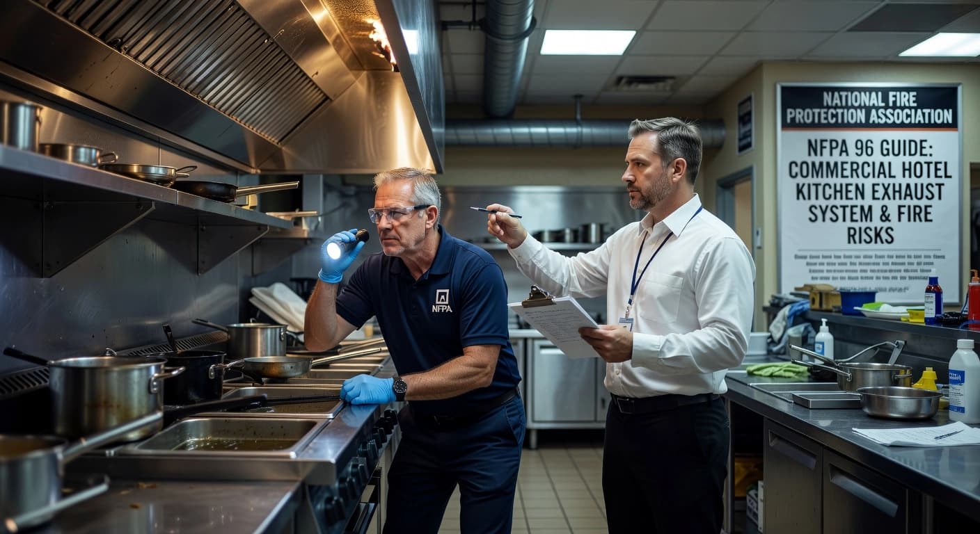 Commercial Hotel Cleaning Fire Risks and NFPA 96 Guide