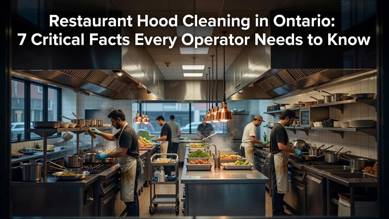 Restaurant Hood Cleaning in Ontario: 7 Critical Facts Every Operator Needs to Know